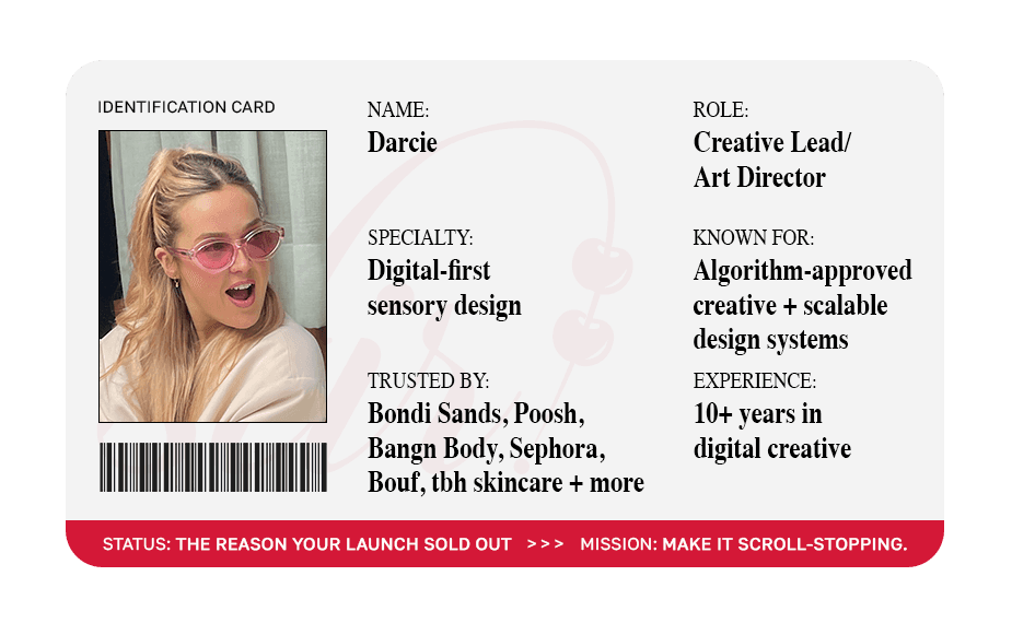 Darcie - Creative Lead / Art Director